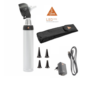Heine Heine K180 LED Otoscoop + USB oplaadbaar handvat in Softpouch