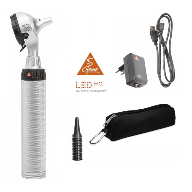Heine Beta 400 LED Otoscoop - Met USB oplaadbaar handvat