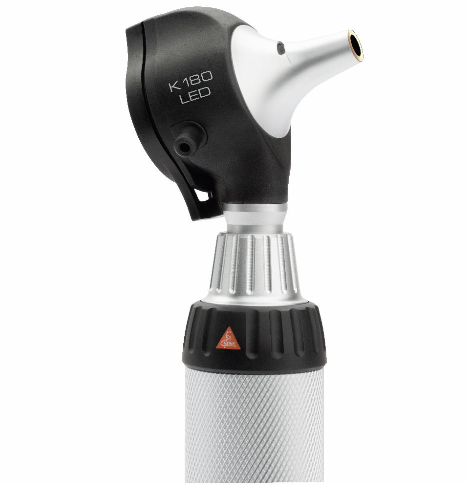 Heine K180 LED oog/oorset - 2,5V - met Batterij handvat in hardcase, foto 3 van 4