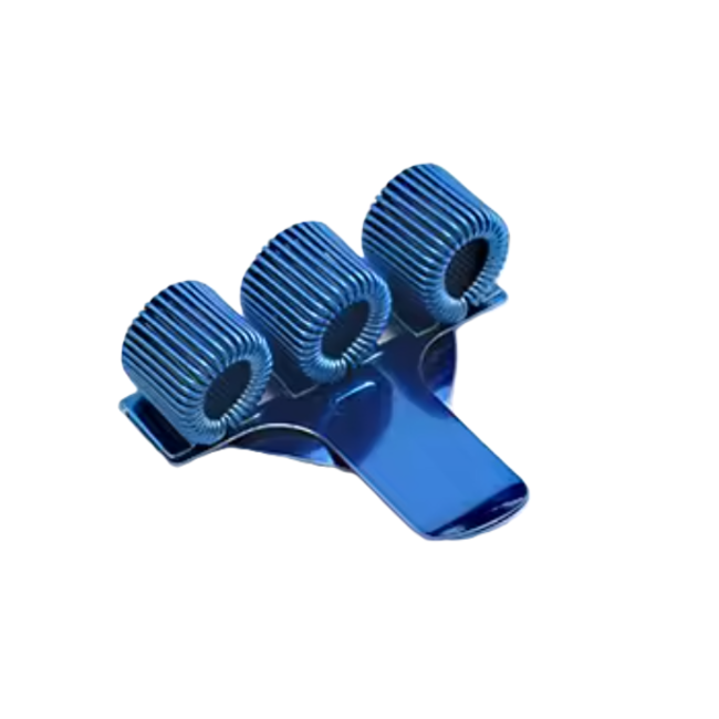 Pennenhouder metaal donker Blauw metallic