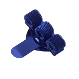 Pennenhouder metaal donker Blauw metallic