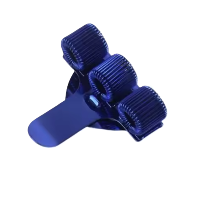 Pennenhouder metaal donker Blauw metallic