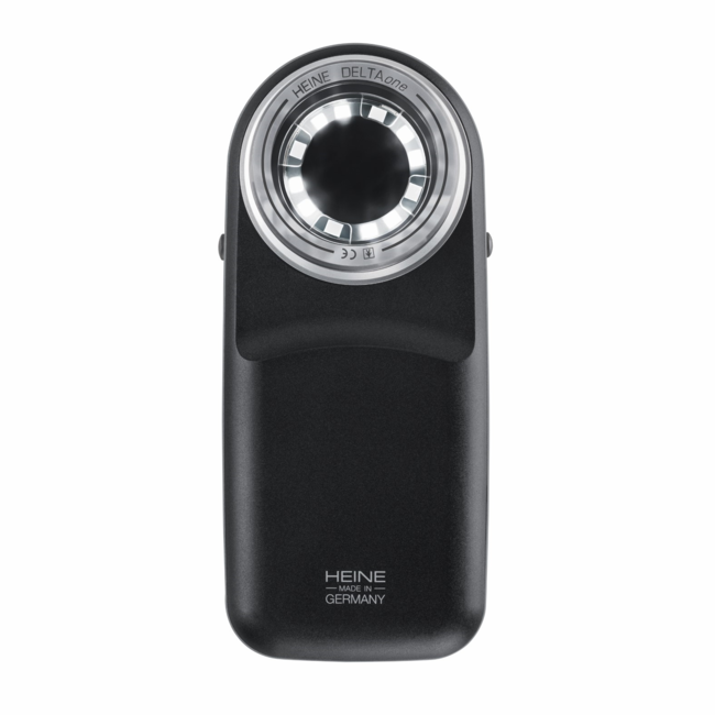 Heine DELTAone Dermatoscoop Black/Silver - LED HQ & Gepolariseerd Licht