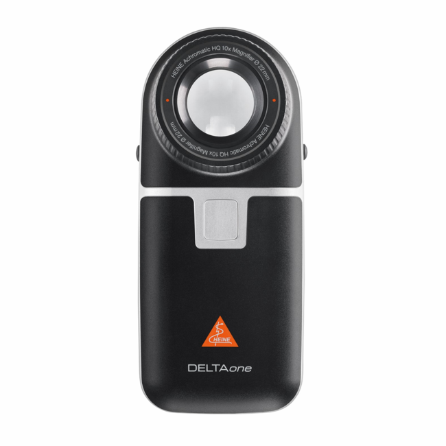 Heine DELTAone Dermatoscoop Black/Silver - LED HQ & Gepolariseerd Licht