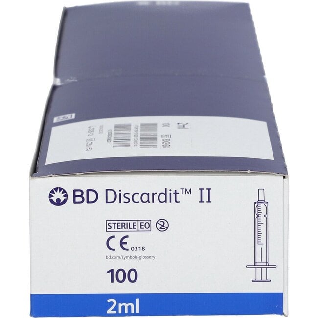BD Discardit II 2-delige injectiespuit-10ml- 100 stuks