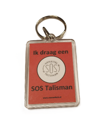 SOS Talisman Halsketting Doublé, foto 4 van 4