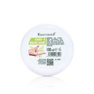 Kräuterhof Hand- en Nagelcrème – 100 ml | Intensieve verzorging voor handen en nagels
