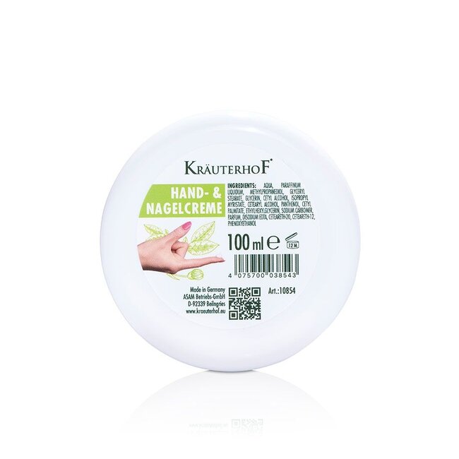 Kräuterhof Kräuterhof Hand- en Nagelcrème – 100 ml | Intensieve verzorging voor handen en nagels