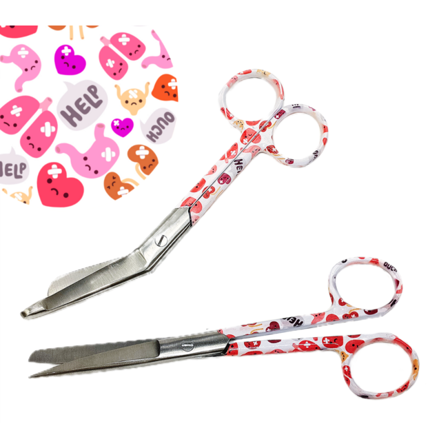 Satillo Verpleegkundige Scharenset Ouch My Organs – Verbandschaar, Chirurgische Schaar & Kocher (met Naam)
