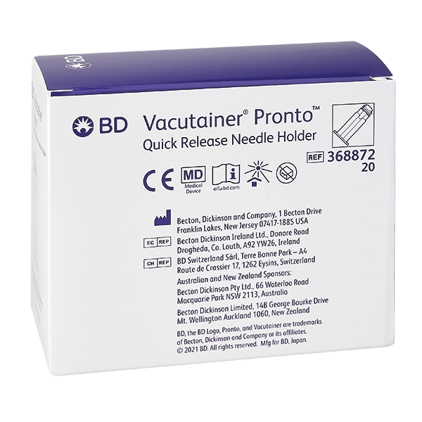 BD Vacutainer Pronto naaldhouders - 20 stuks, foto 2 van 2