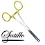 Satillo Kocher klem - 14cm - Arterieklem met Gekleurd Handvat – RVS