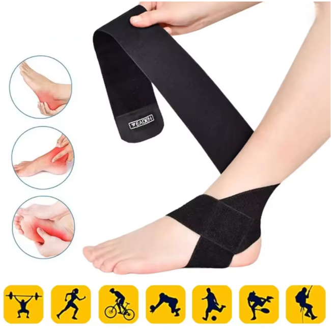 Enkelbandage – Verstelbare Enkel Wikkel Bandage - Beige