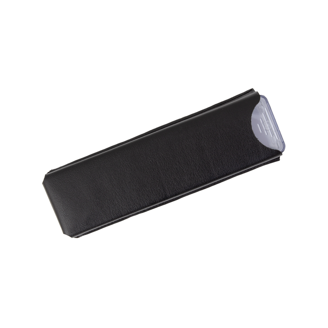 Medimax Leatherette 3U - Pillendoosje voor één dag in zwart hoesje