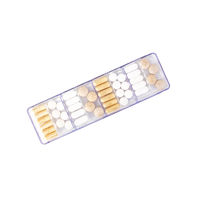 Megamax 4U - Pillendoosje voor 7 dagen transparant