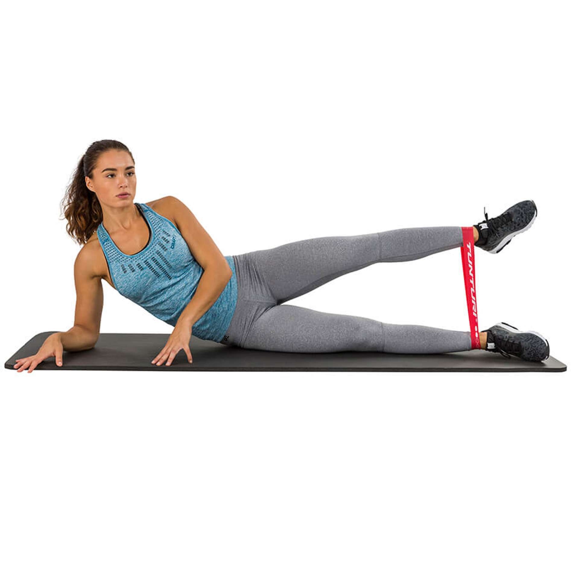 Weerstandsbanden Set – Fitness Elastiek – 5 stuks – Blauw, foto 6 van 6