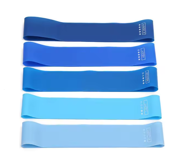 Weerstandsbanden Set – Fitness Elastiek – 5 stuks – Blauw, foto 2 van 6