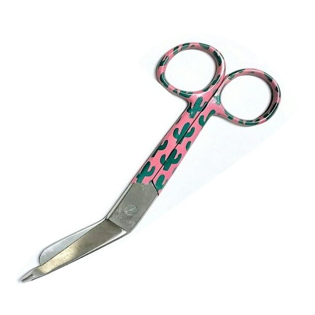 Satillo Verbandschaar Crazy Cactus met print – A+ kwaliteit, uniek design, optioneel met gravering