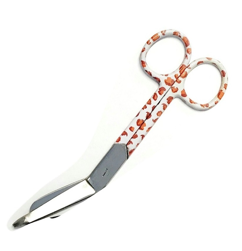 Satillo Verbandschaar Lazy Leopard met print – A+ kwaliteit, uniek design, optioneel met gravering