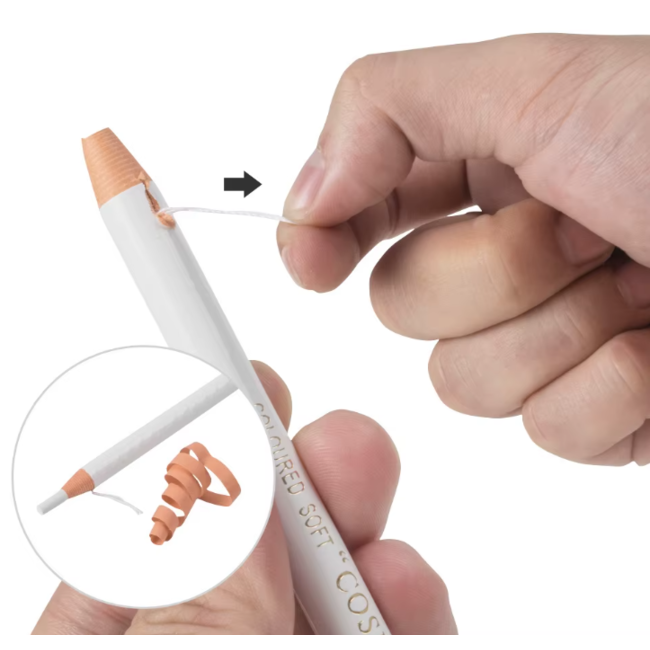 Huidpotlood - Dermatografisch potlood - Wit - 3 stuks