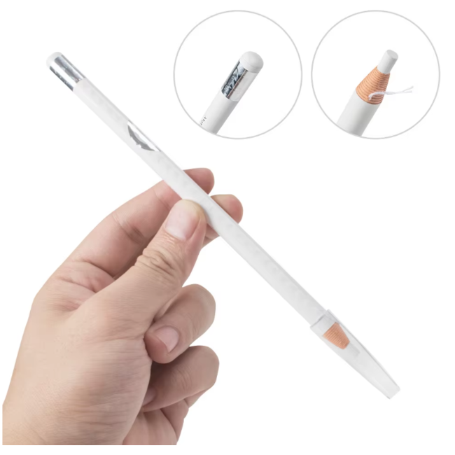 Huidpotlood - Dermatografisch potlood - Wit - 3 stuks