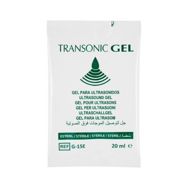 Transonic Transonic steriele kleurloze echogel 20 ml - 48 sachets