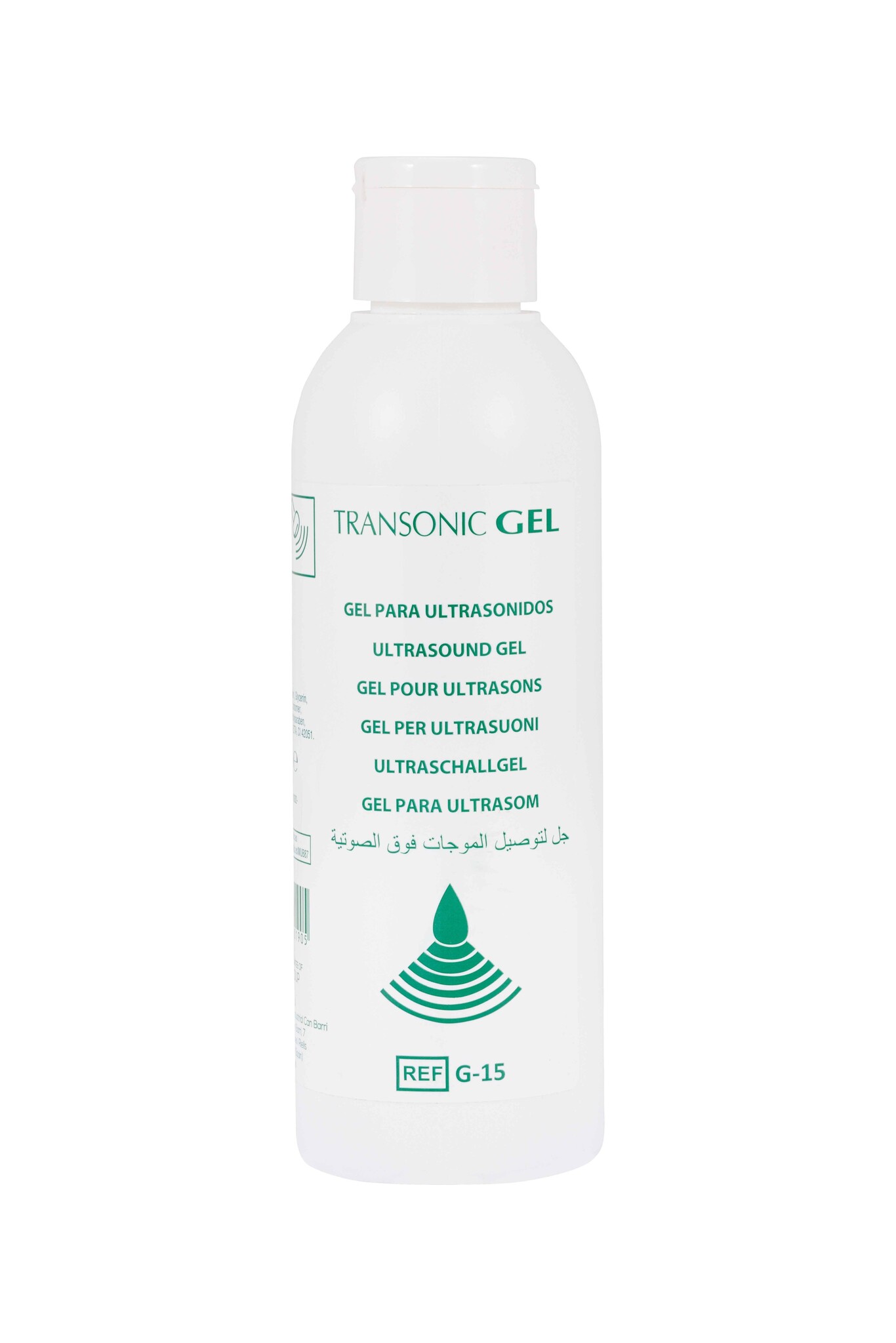 Transonic Ultrasone contact/dopplergel- Blauw-250ml.