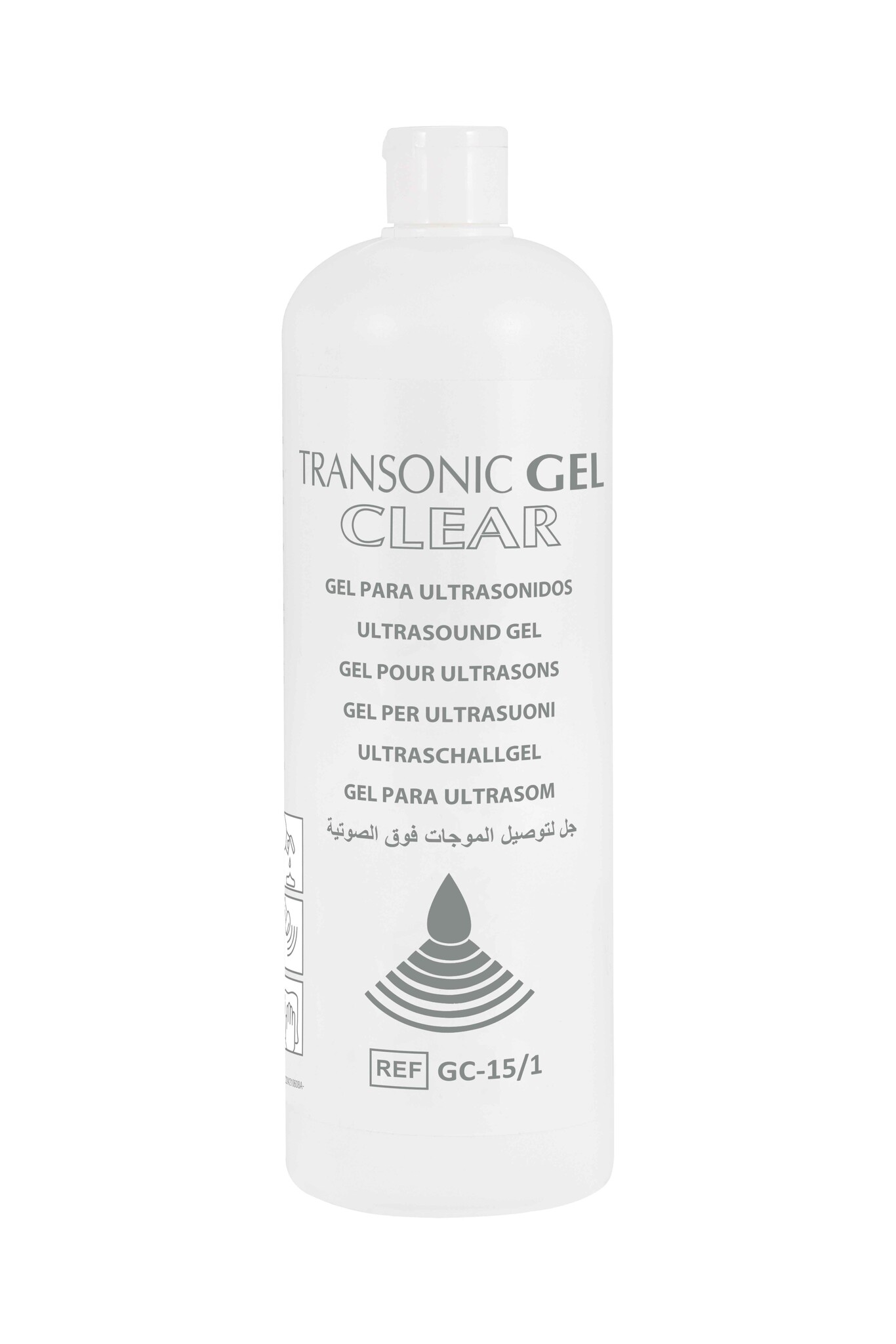Transonic Transonic Ultrasone contact/dopplergel 1000ml.