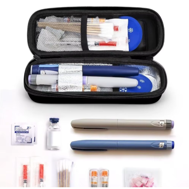 Insuline koeltas reis etui met digitale thermometer