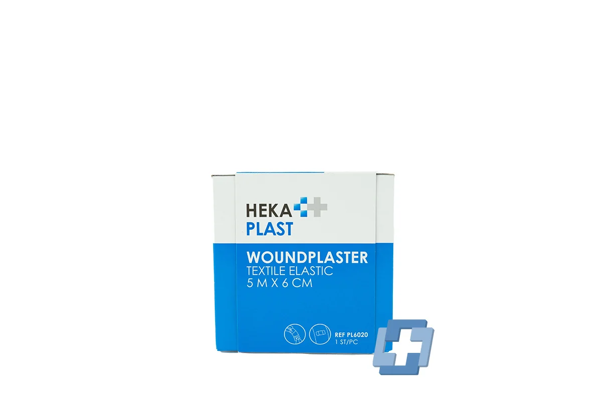 Heka Wondpleister Hekaplast Textile Elastic - 6cm x 5 meter