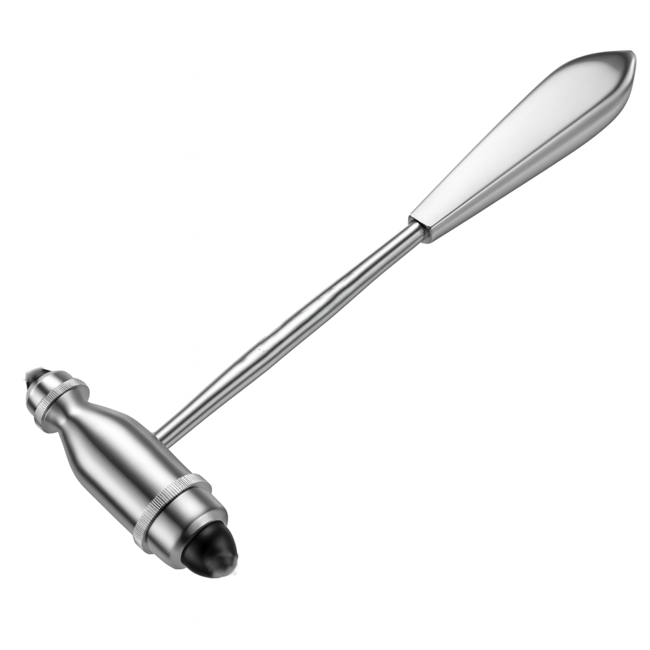 Satillo Trömner Reflexhamer - RVS - 210gr verzwaarde dubbele kop