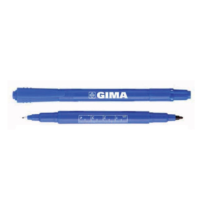 Skinmarker- Huidstift. Met dubbele tip - Doos 10 stuks