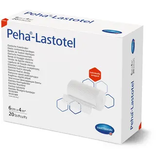 PeHa Lastotel Elastisch fixatiewindsel - Rol 6cm x 4mtr. - Ds.20 rol