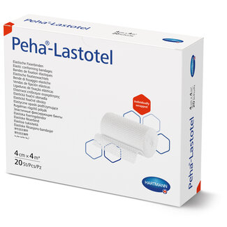 PeHa Lastotel Elastisch fixatiewindsel - Rol 4cm x 4mtr. - Ds.20 rol