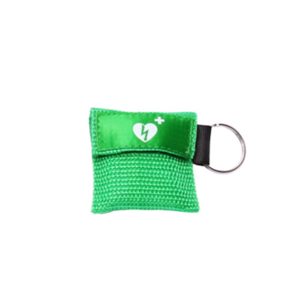 Beademingsmasker in sleutelhangeretui