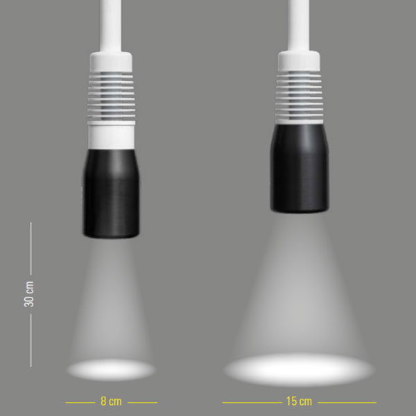 Luxamed LED-onderzoekslamp met focus op verrijdbaar statief, foto 3 van 4