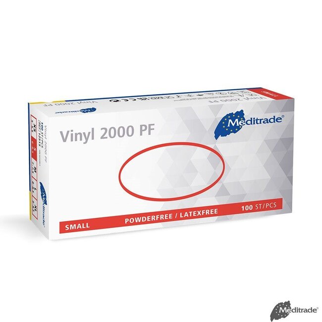 Vinyl handschoenen - Poedervrij - Diverse maten.