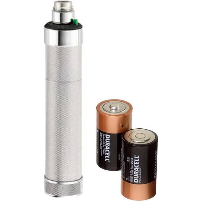 Welch Allyn Batterij handvat + 2 type C batterijen