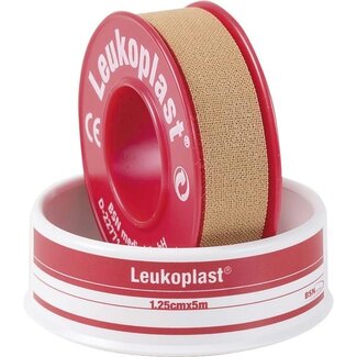 BSN BSN Leukoplast kleefpleister. Rol 1,25cm x 5mtr.  Doos a 24 rol