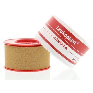 BSN BSN Leukoplast kleefpleister - Rol 2,50cm x 5mtr - Doos 12 rol