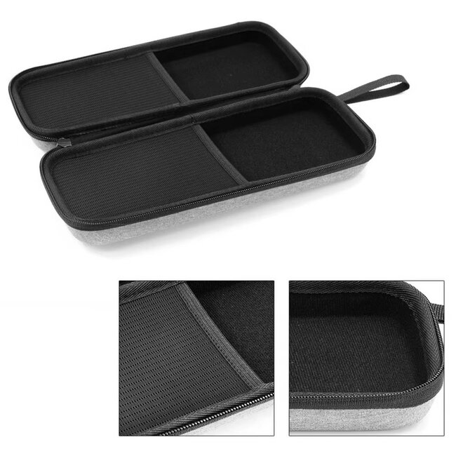 Stethoscoop Hardcase Etui –  Cardiology - Zwart - Hardschalige Case met Accessoirevak