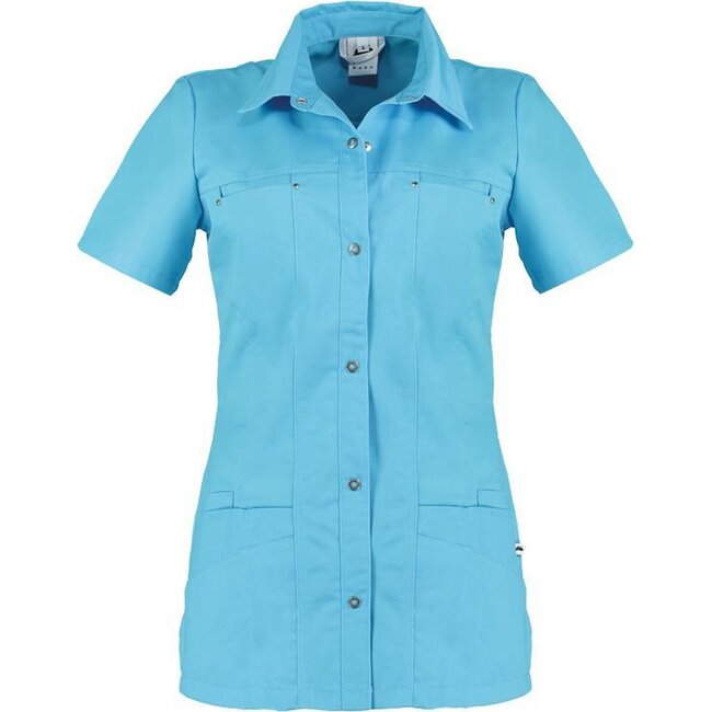 Haen Zorgkleding Zorgjasje type Kara in kleur Magic Azur - Uitlopende kleur OP=OP