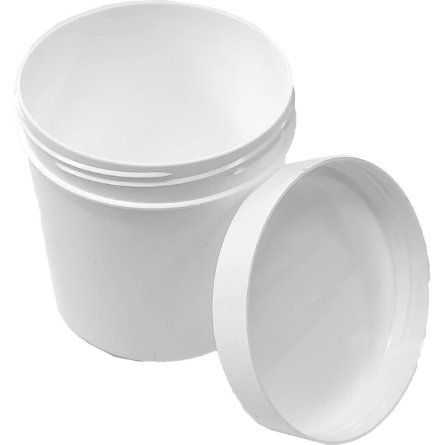 Plastic Potjes met Deksel - 125 ml - 5 stuks - Cosmetica potje - Lege Potjes - Zalfpotje
