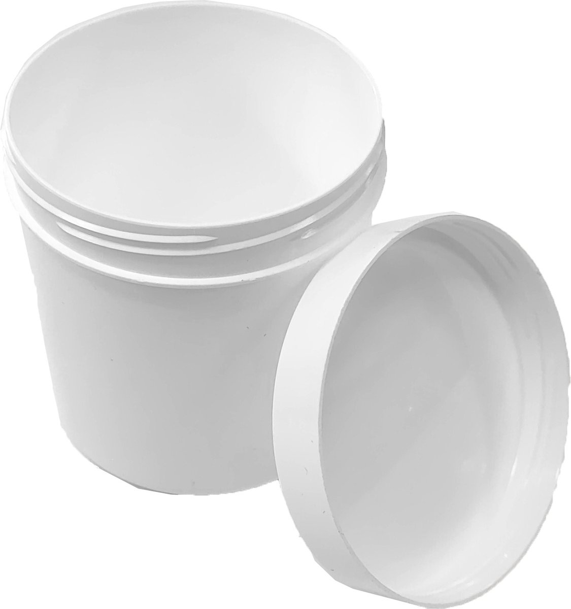 Plastic Potjes met Deksel - 125 ml - 5 stuks - Cosmetica potje - Lege Potjes - Zalfpotje, foto 2 van 2