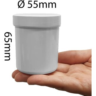 Plastic Potjes met Deksel 125 ml - 5 stuks