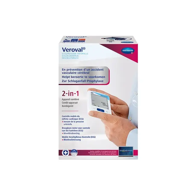 Veroval® 2-in-1  ECG- en bloeddrukmonitor