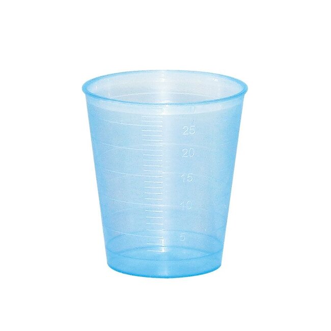 Medicijnbekertjes - 30ml - 80 stuks - Diverse kleuren