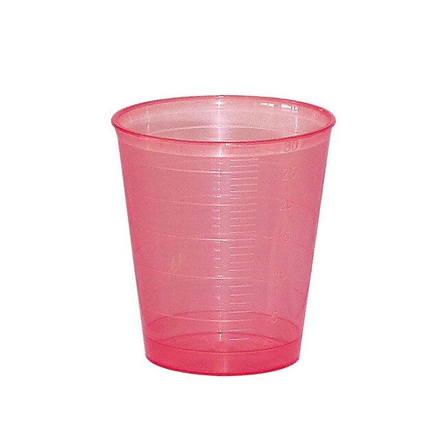 Medicijnbekertjes - 30ml - 80 stuks - Diverse kleuren