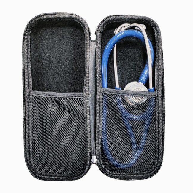 Stethoscoop Hardcase Etui –  Cardiology - Blauw - met Accessoirevak