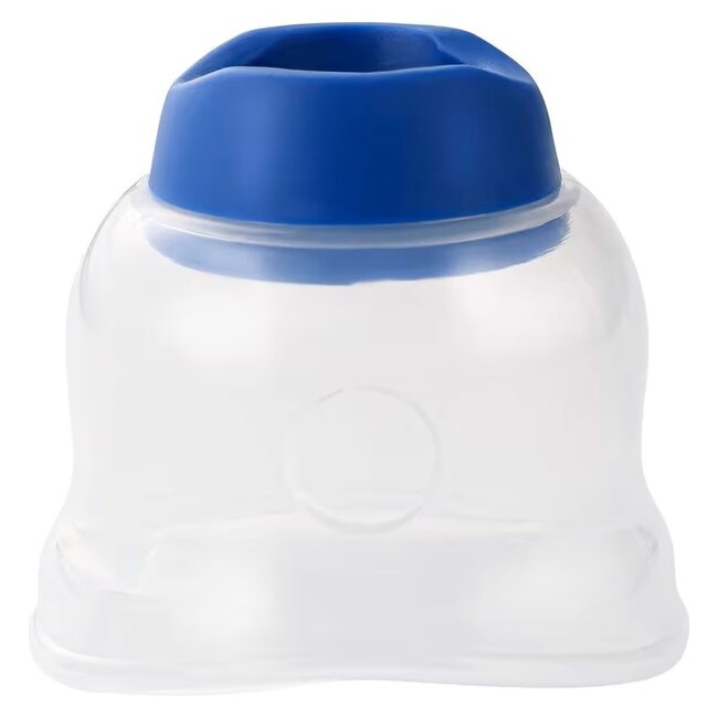 Oogdruppelhulpmiddel - transparant-blauw kunststof