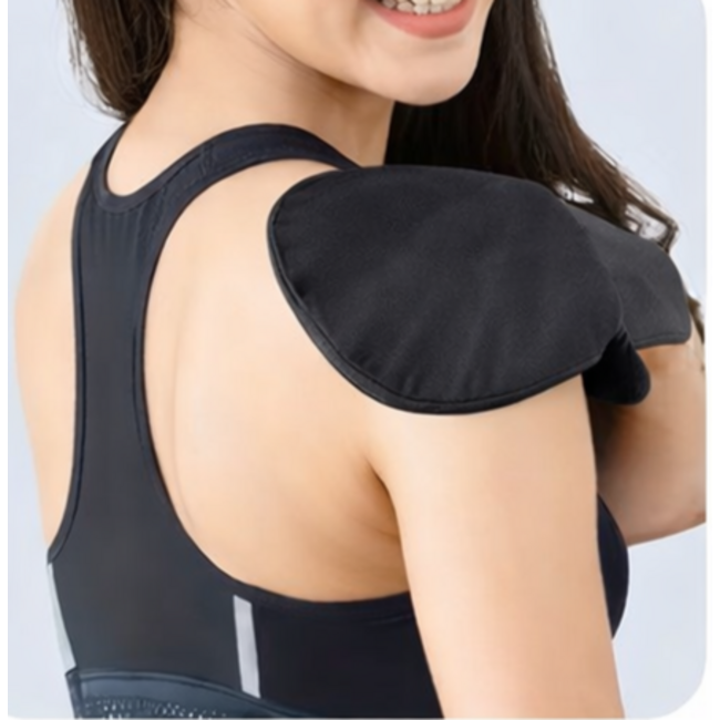 Koud & Warm Gelkompres voor Hand – Herbruikbaar Hot/Cold Pack – 20,7 x 14,5 cm – Zwart